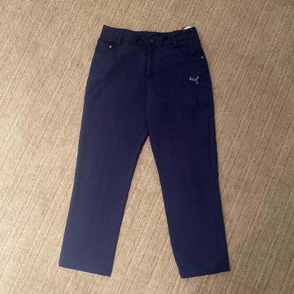 Navy Puma Golf Pants